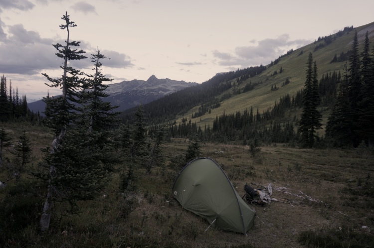 Wild camping, Whistler